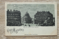 Preview: AK Gruss aus München / 1898-1904 / Mondschein Karte / Blick auf Bahnhof / Kaufhaus Hermann Tietz / Architektur